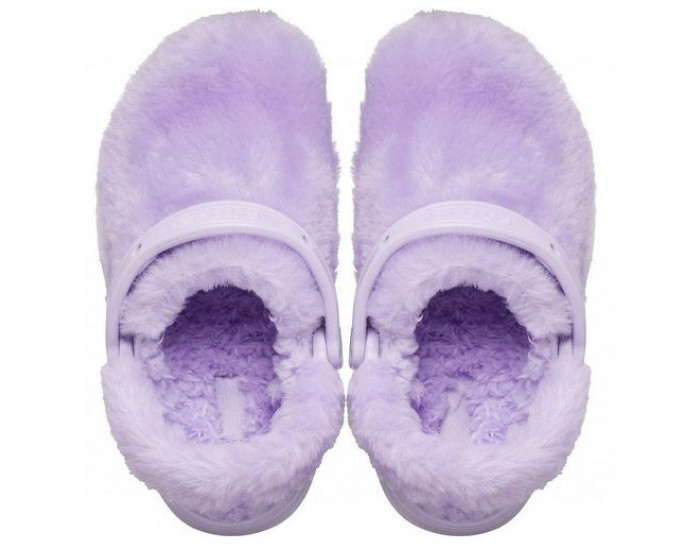 Crocs Classic Fur Sure Утепленные Лавандовые