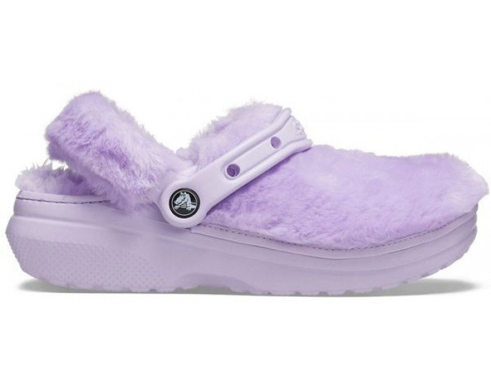 Crocs Classic Fur Sure Утепленные Лавандовые