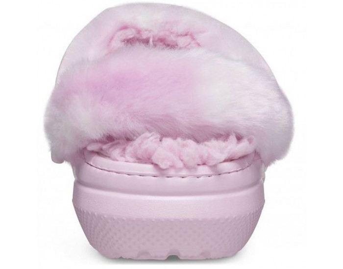 Crocs Classic Fur Sure Утепленные Розовые