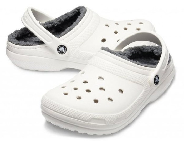 Crocs Classic Lined Clog Утепленные Белые
