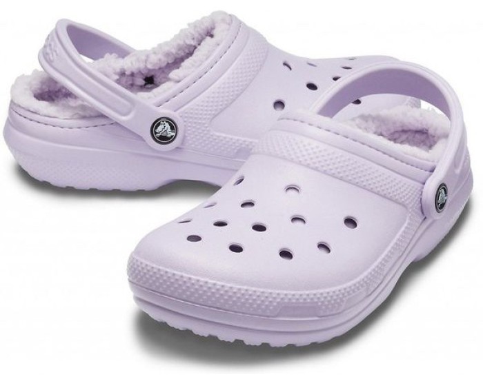 Crocs Classic Lined Clog Утепленные Лавандовые