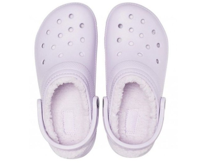 Crocs Classic Lined Clog Утепленные Лавандовые