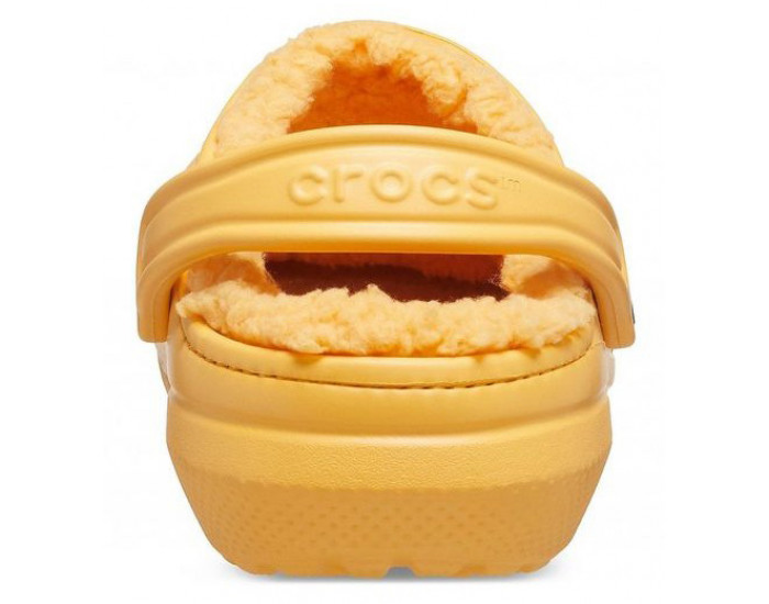 Crocs Classic Lined Clog Утепленные Оранжевые