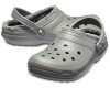 Crocs Classic Lined Clog Утепленные Серые