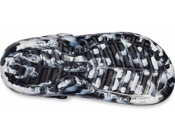 Crocs Classic Lined Marbled Clog Утепленные Белые